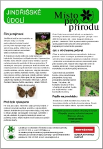 Jindřišské údolí – informační panel