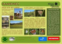 Kamenec – informační panel