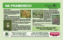 Na pramenech – informační panel